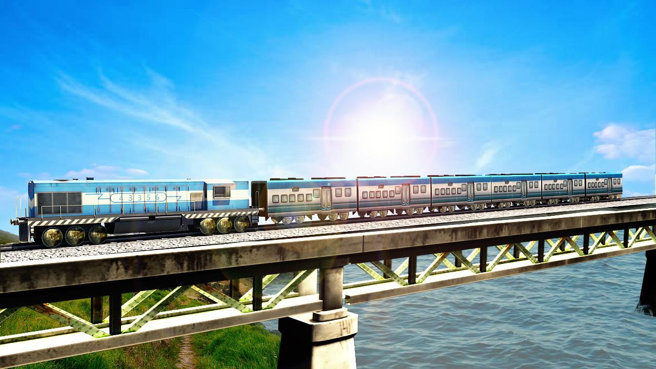 Euro Train Simulator - Hill Climb 3D Game Screenshot