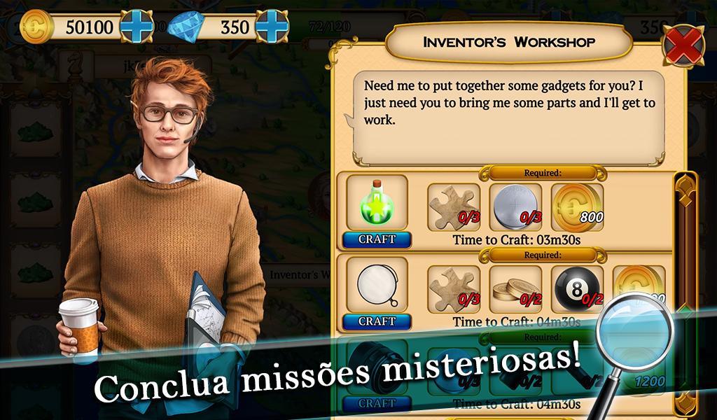 Captura de Tela do Jogo Hidden Object MysterySociety 2