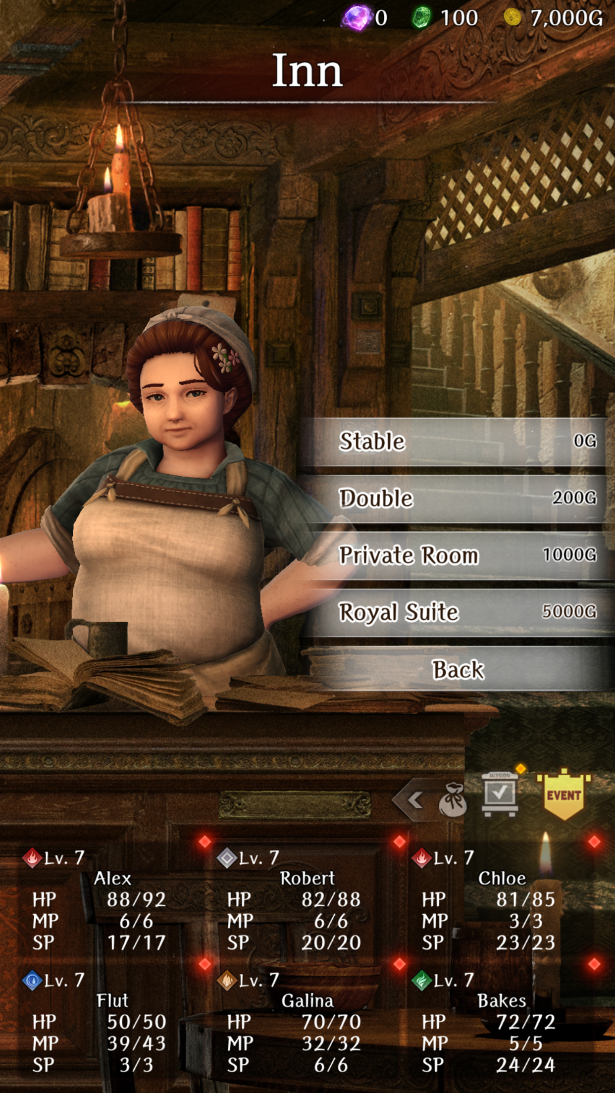 Wizardry Variants Daphne 게임 스크린샷