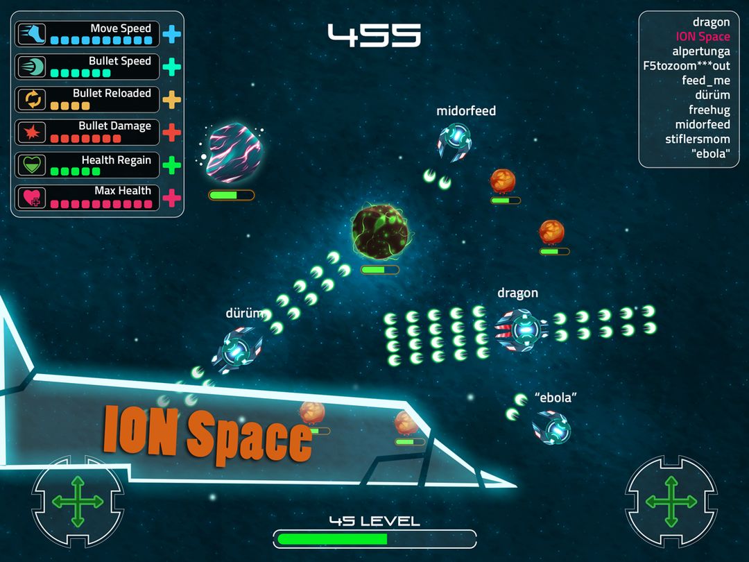 ION Space 게임 스크린 샷