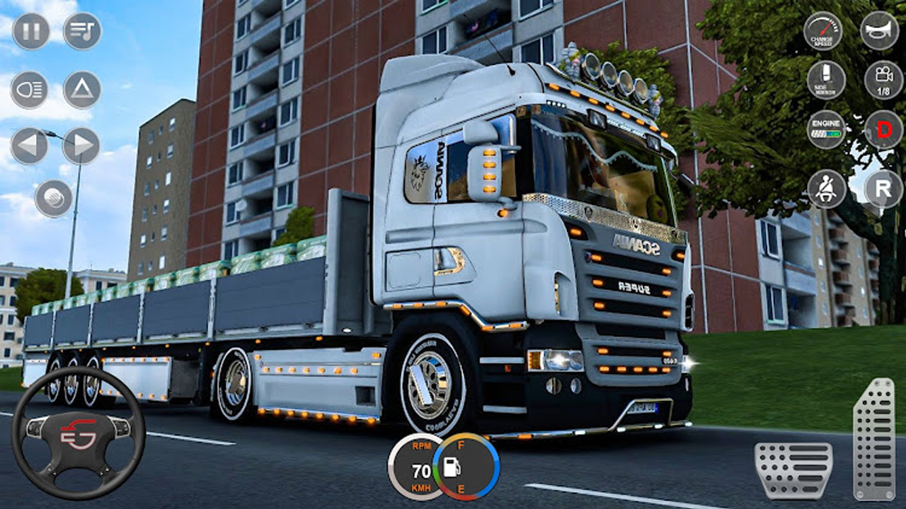 Screenshot 1 of Евро грузовик современный симулятор 1.0