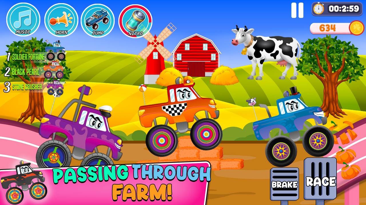 Monster Trucks Stunt Race Game android iOS apk download for freeTapTap