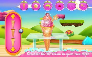 Fantasy Ice Cream Land Game Screenshot