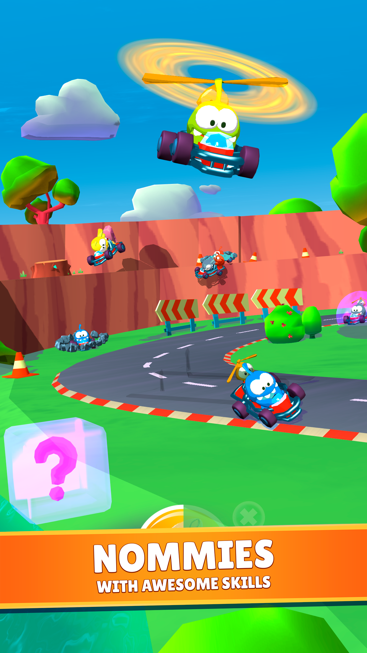 Screenshot of Om Nom: Racing