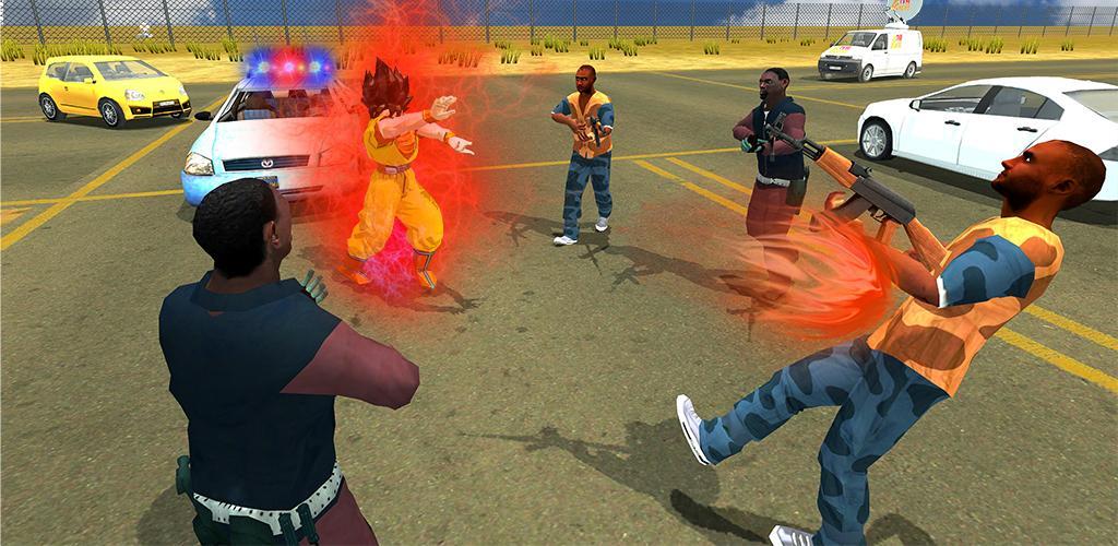 Banner of Saiyan Battle: Dragon Goku Superhero Warrior 