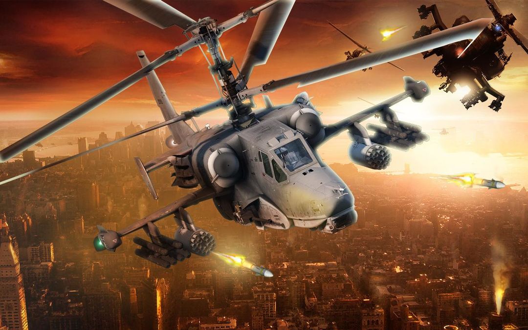 Screenshot of Army Gunship Helicopter Games Simulator Battle War