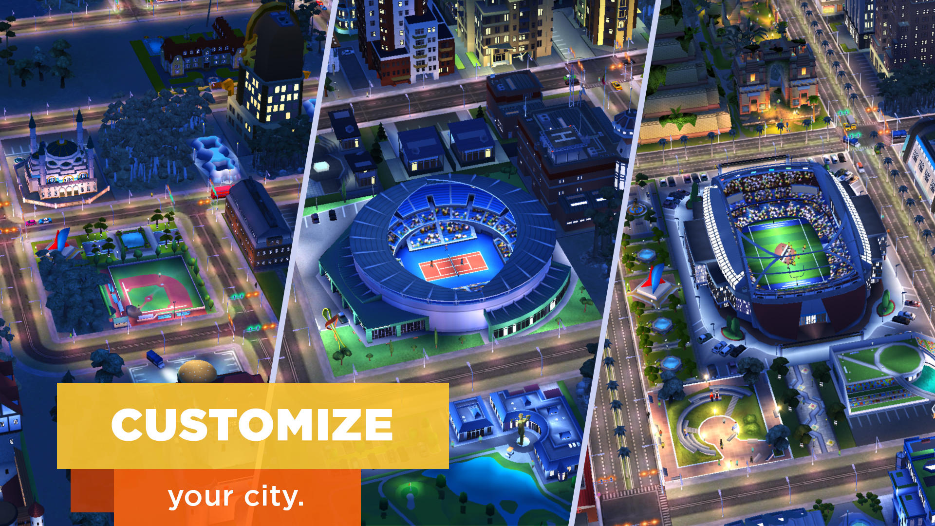 SimCity BuildIt ภาพหน้าจอเกม