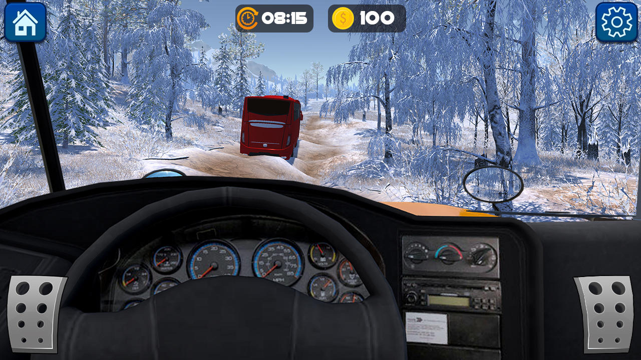 Screenshot of Bus Games ai racing game