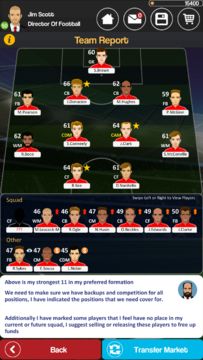 Club Soccer Director 2018 ゲームのスクリーンショット
