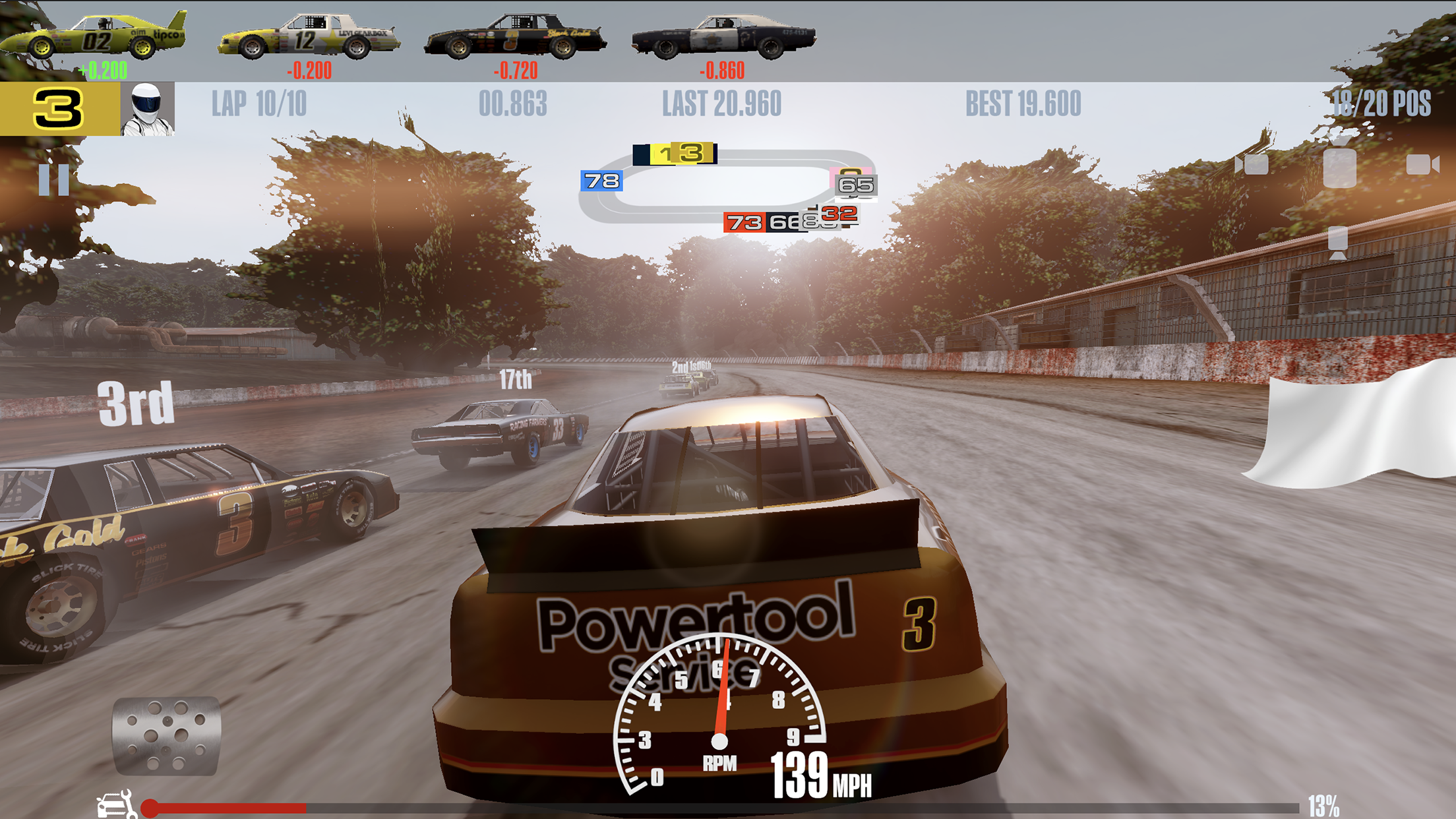 Cuplikan Layar Game Stock Car Racing