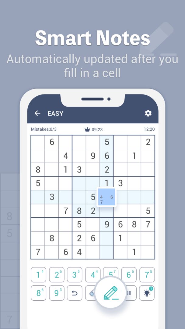 Happy Sudoku - Free Classic Sudoku Game screenshot game