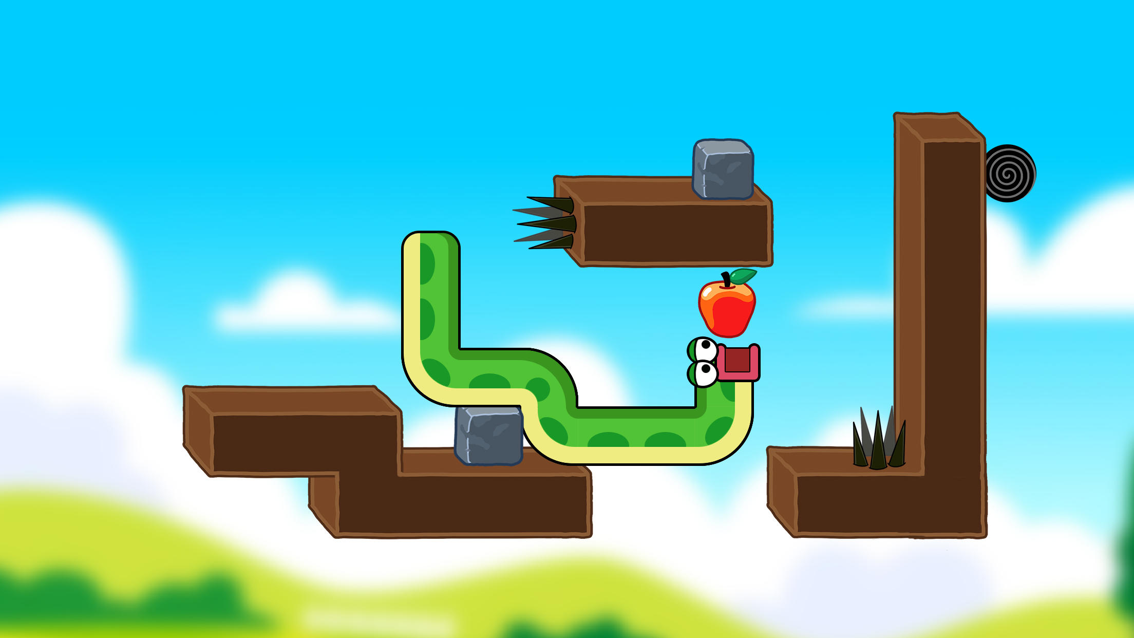 Apple Worm screenshot game