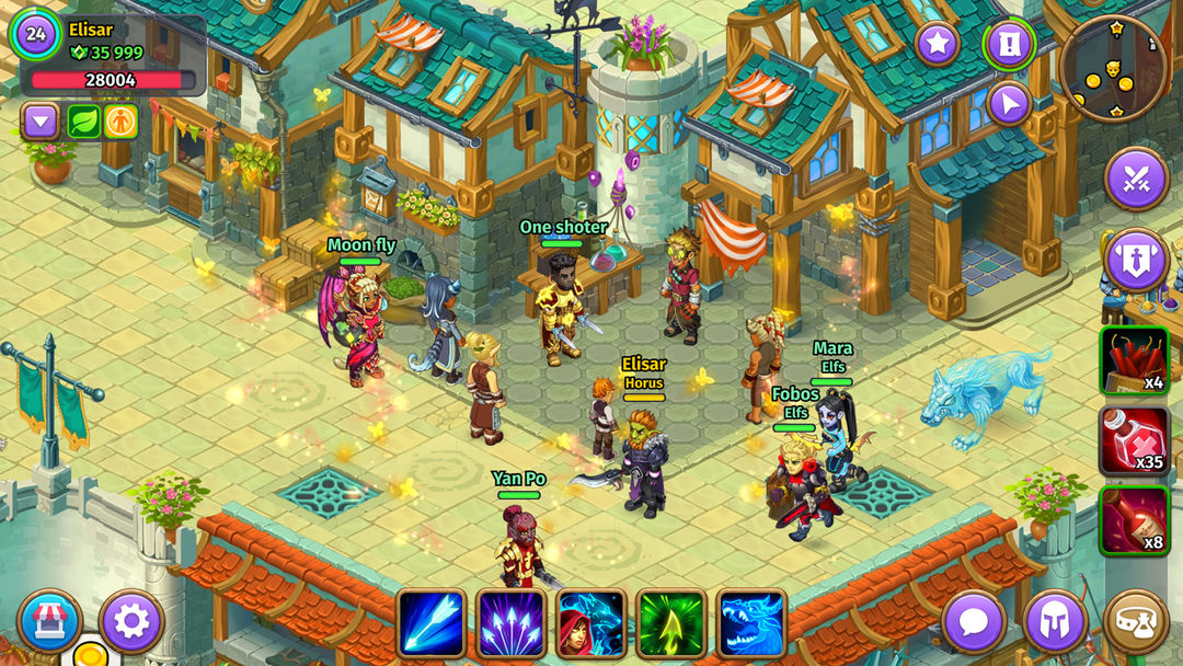 Screenshot of Skylore－fantasy MMORPG