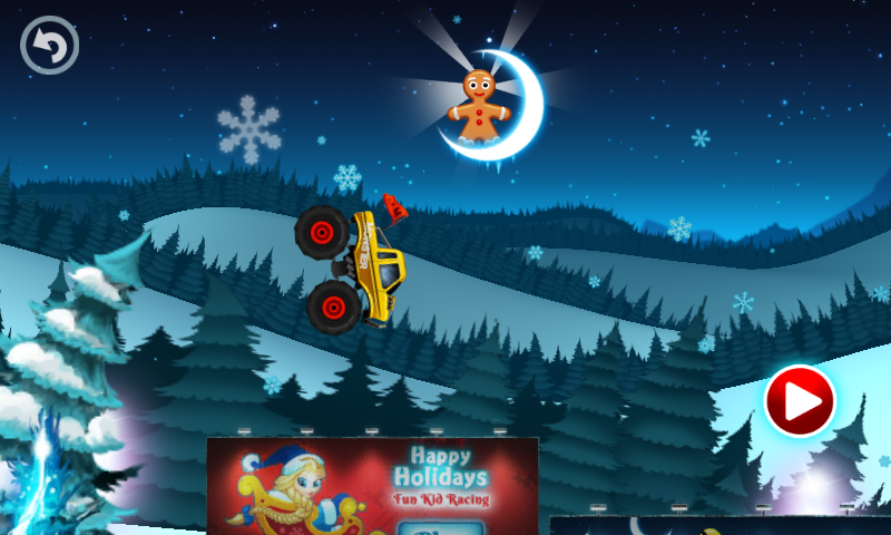 Cuplikan Layar Game Monster Truck Winter Racing