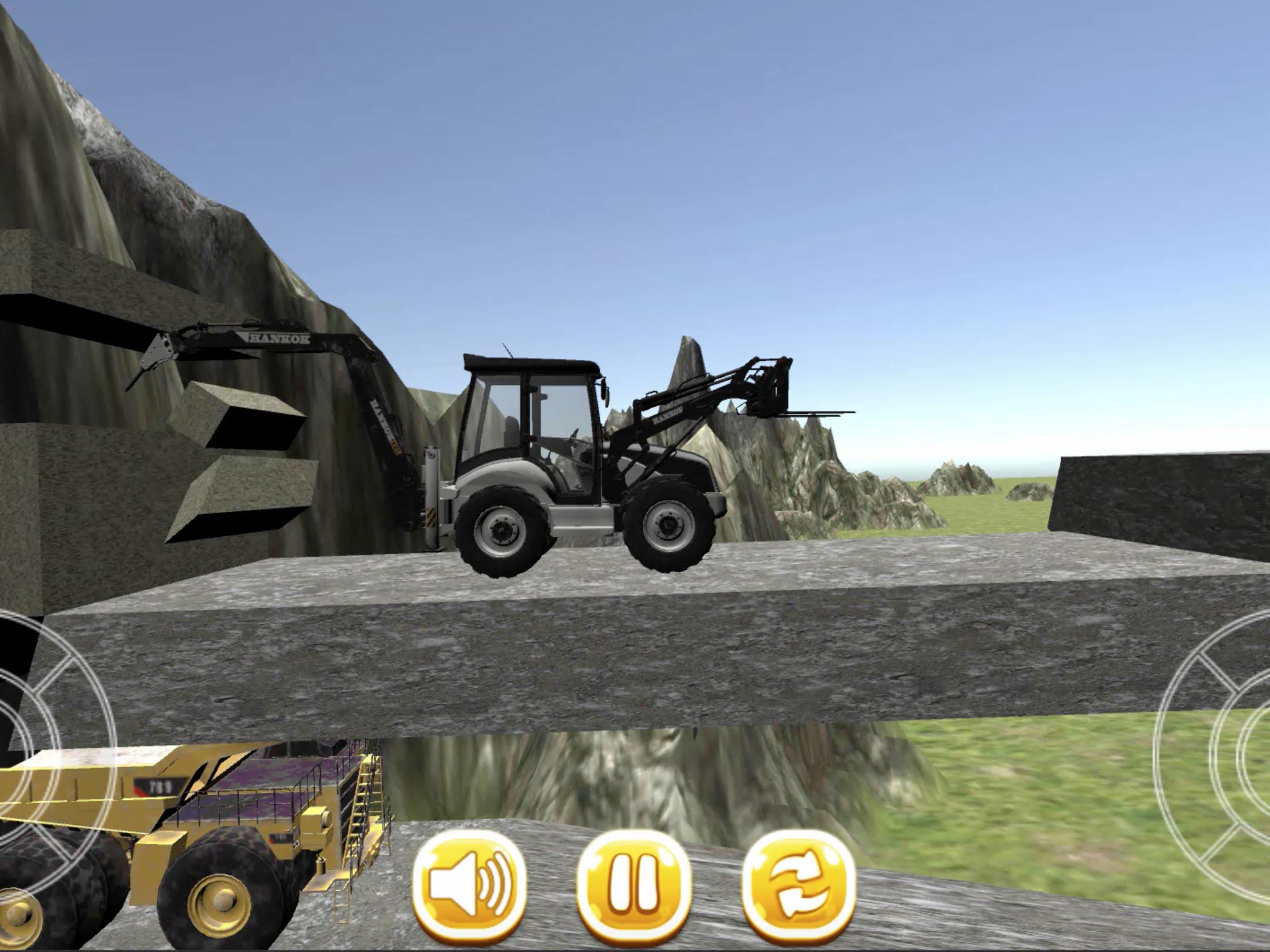 Cuplikan Layar Game Traktor Digger 3D