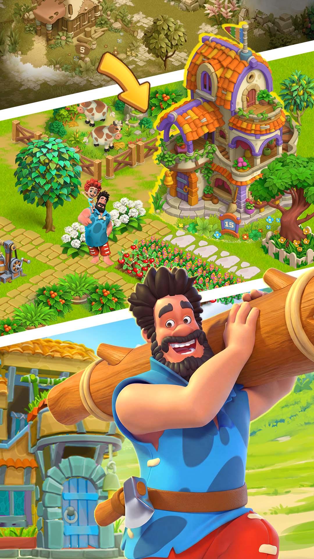 Family Bay: Merge & Farm Game Screenshot