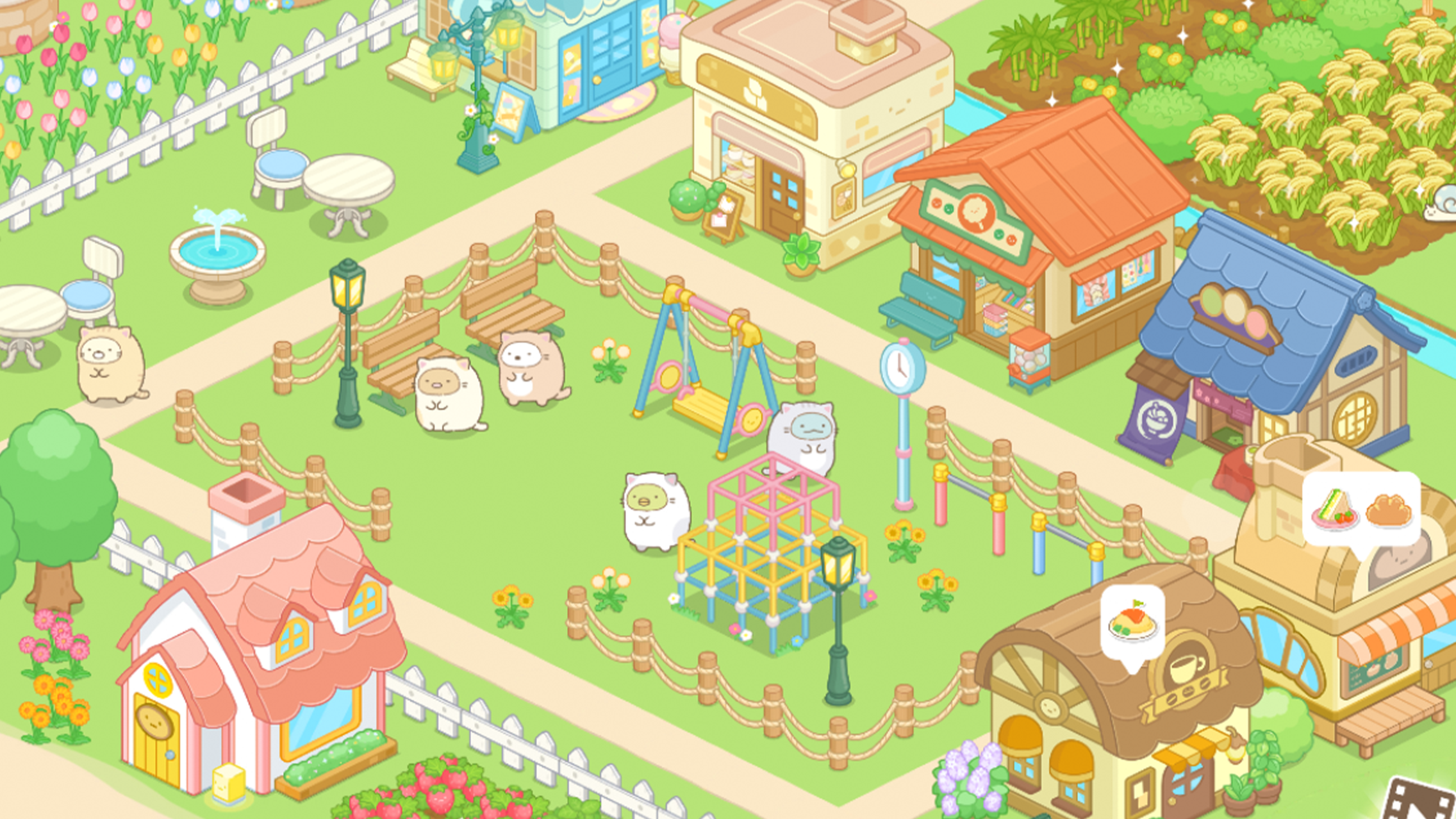 Sumikkogurashi Farm Game Screenshot