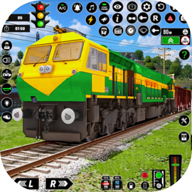 Indian Train Driving Train 3D