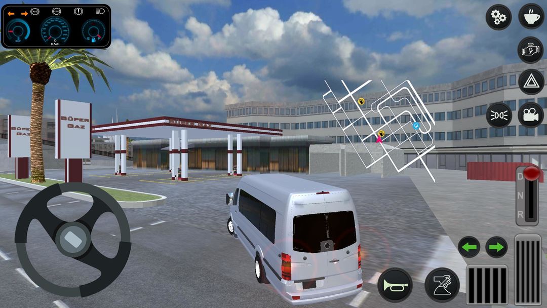 Minibus City Travel Simulator 게임 스크린 샷