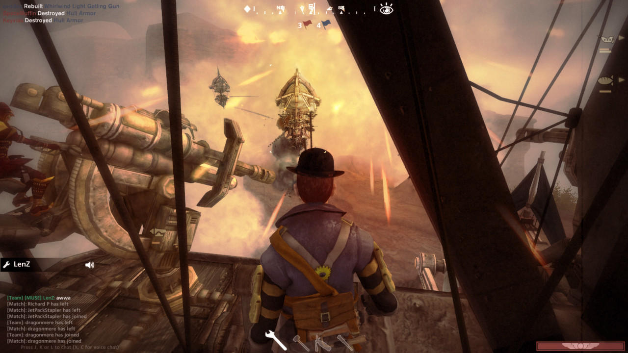 Screenshot of Guns of Icarus Online