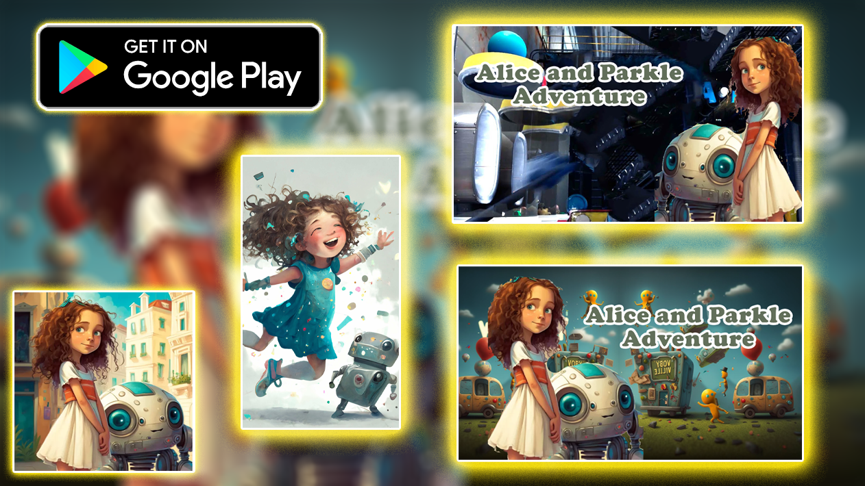 Alice and Parkle Adventure Game Screenshot