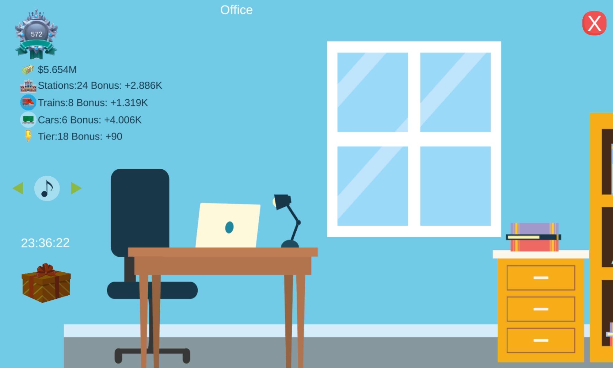 Idle Train Tycoon Game Screenshot