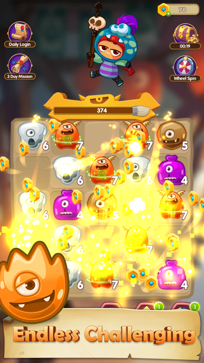 Monster Rush 2248 Game Screenshot