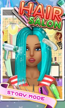 Cuplikan Layar Game Hair Salon - Fun Games