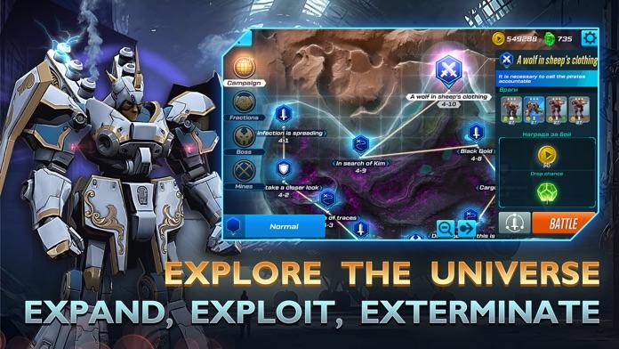 Mech & Aliens: Robot Battle Game Screenshot
