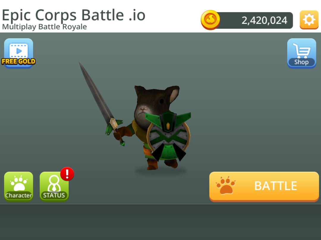 Epic Corps Battle .io - Multiplay Battle Royale ภาพหน้าจอเกม
