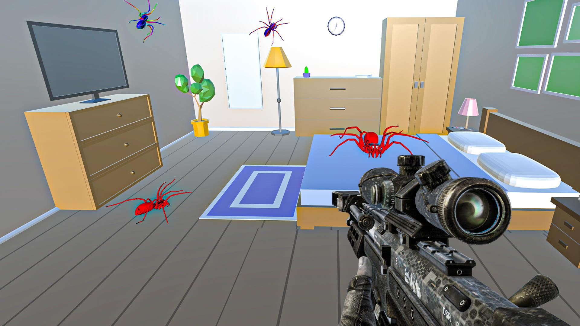 Screenshot of Kill It With Spider Fire Games