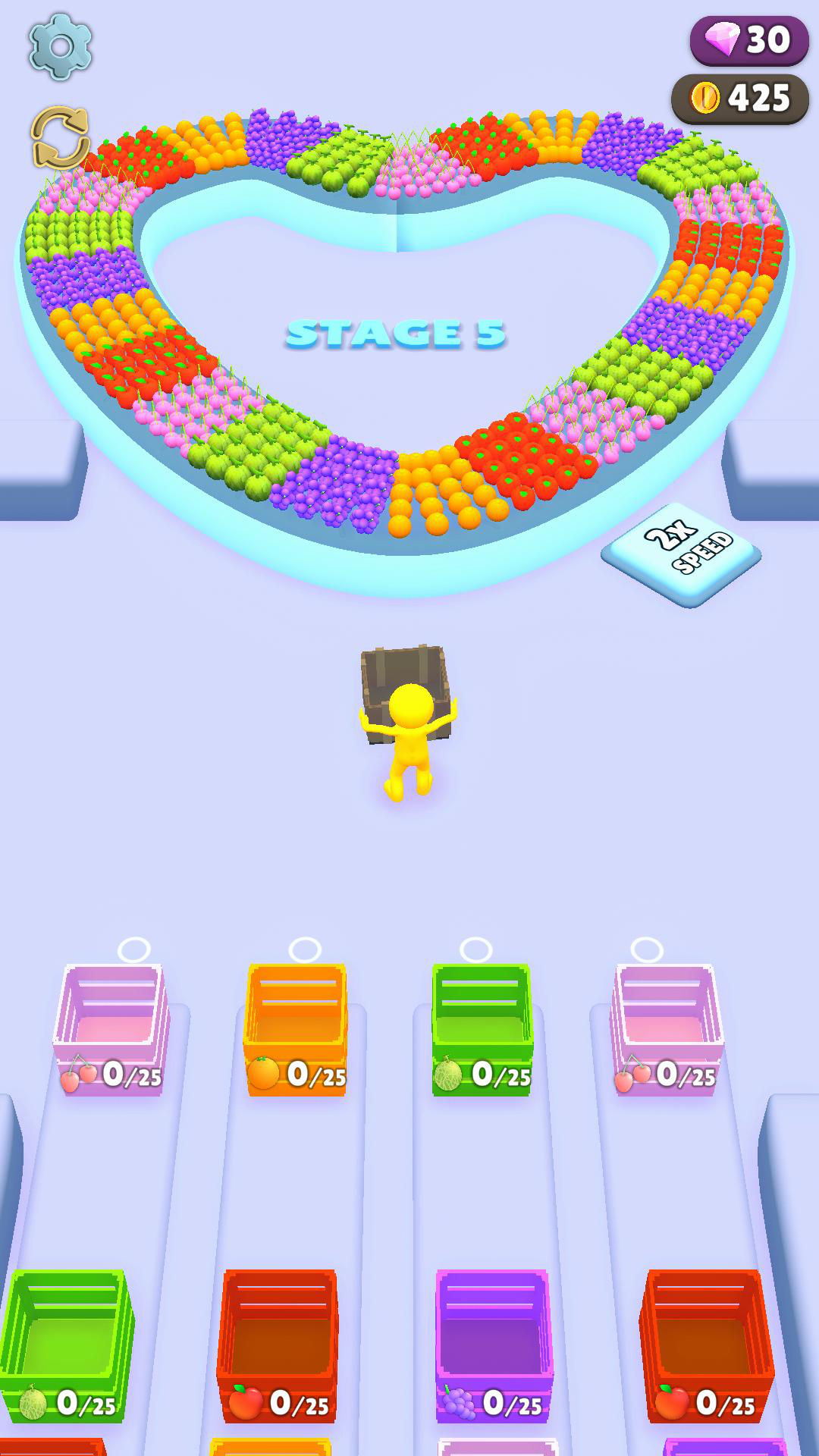 Fruity Sort Box ภาพหน้าจอเกม