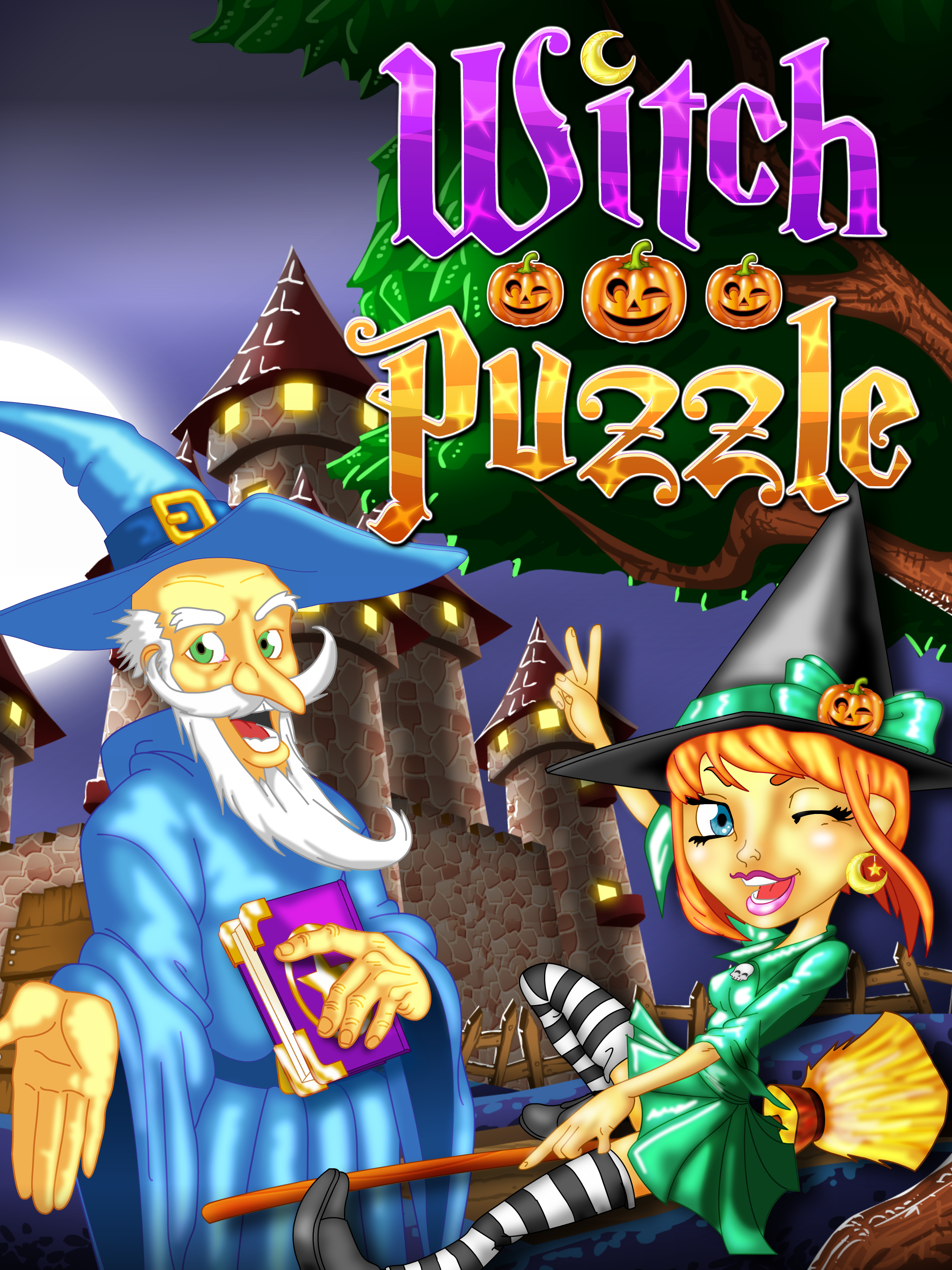 Captura de Pantalla del Juego Witch Puzzle - Juego Gratis