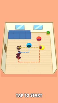 Robot Cleaning 3D ภาพหน้าจอเกม