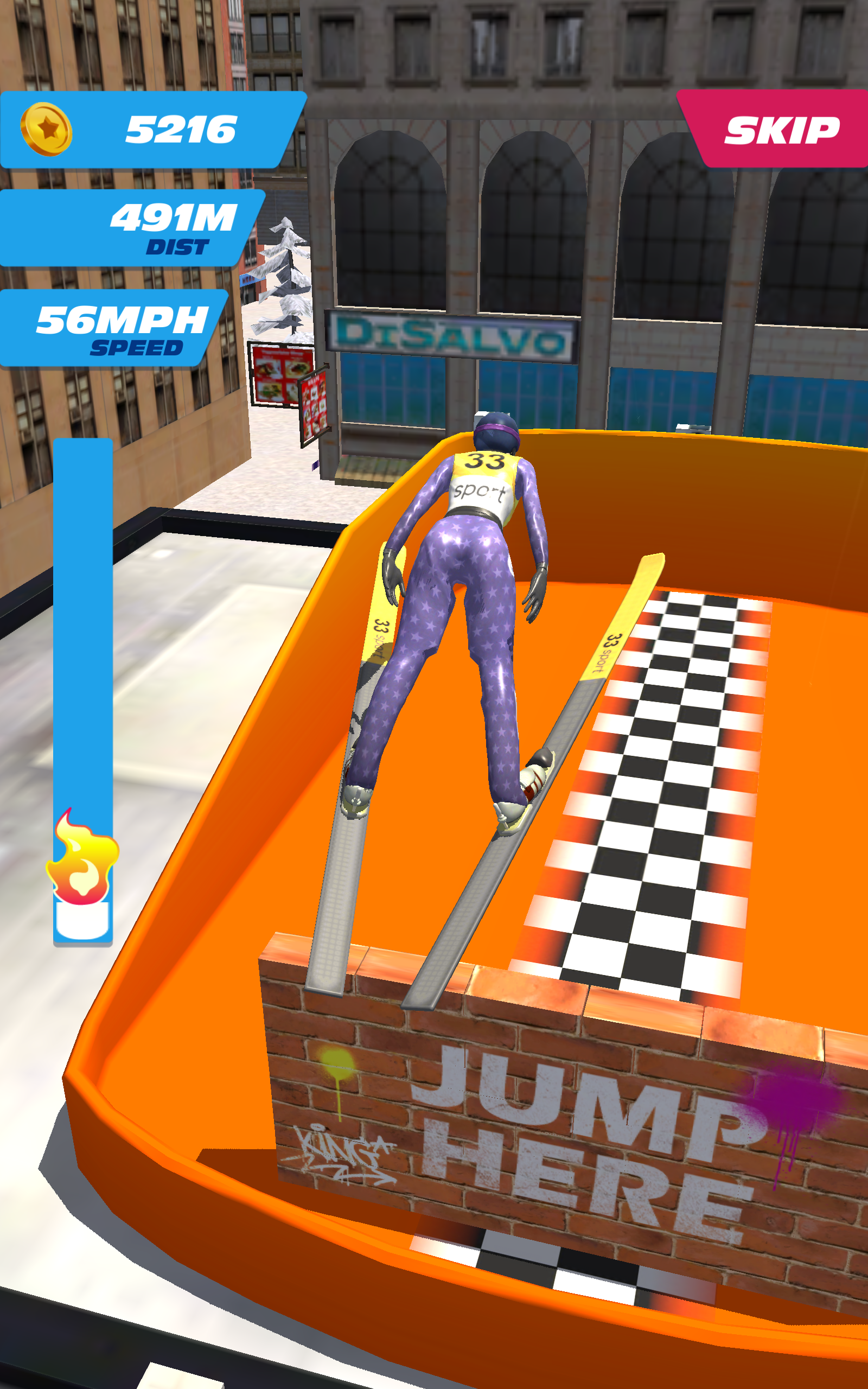 Ski Ramp Jumping 게임 스크린샷