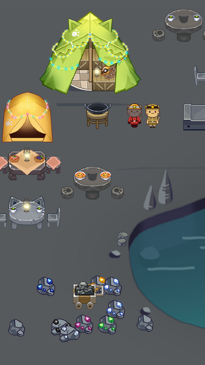 Captura de Tela do Jogo Floresta do Gato Lite