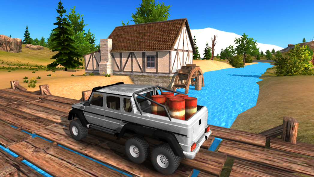 Screenshot 1 of 6x6 Offroad Truck Driving Simulator 1.7