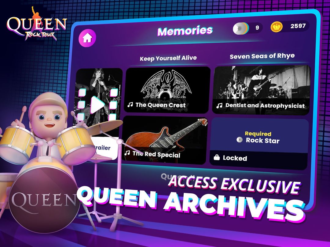 Screenshot of Queen: Rock Tour - The Official Rhythm Game