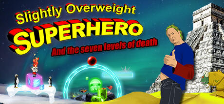 Banner of Super-herói ligeiramente acima do peso e os sete níveis de morte 