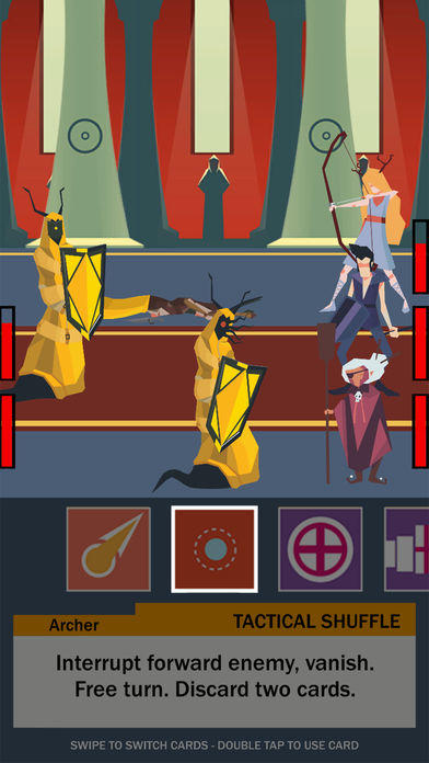 Screenshot 1 of Five Card Quest - การต่อสู้ RPG ทางยุทธวิธี 