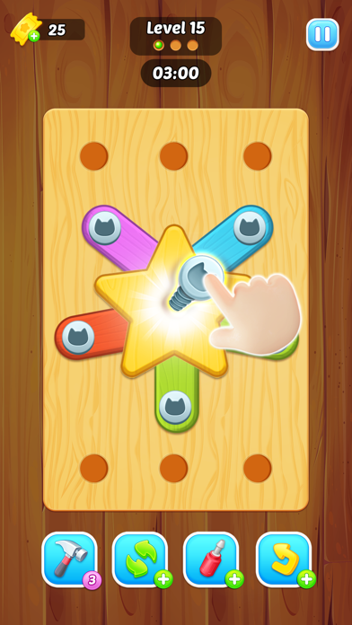 Screw Rescue: Nuts & Bolt 遊戲截圖