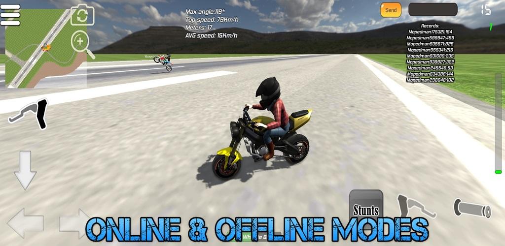 Screenshot of the video of Wheelie King 5 lite version