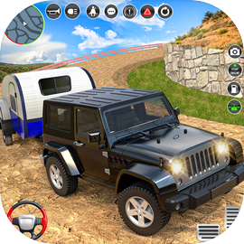 Camper Van Driving Jeep Games