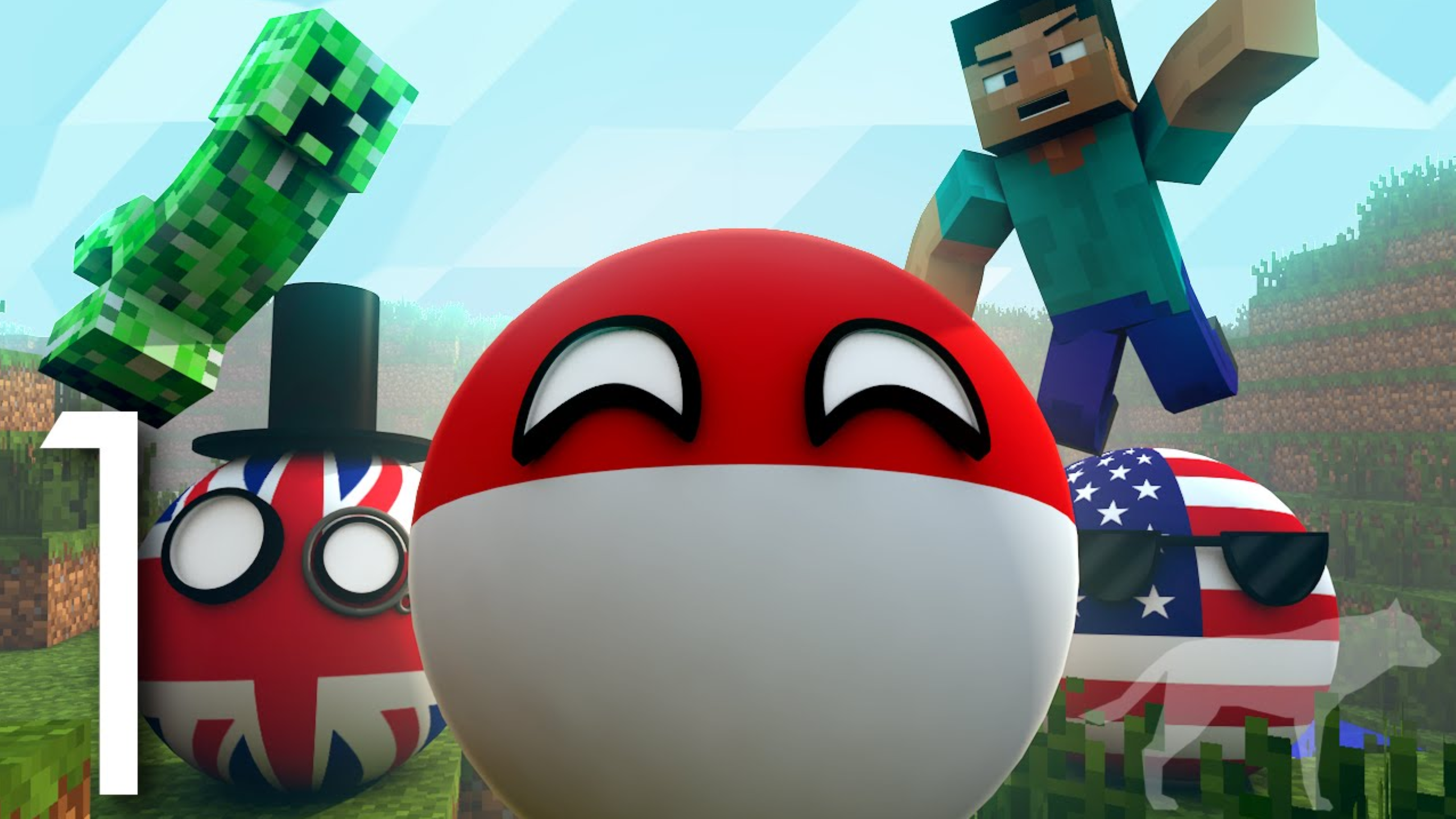 Captura de Tela do Jogo CountryBalls Addon for MCPE