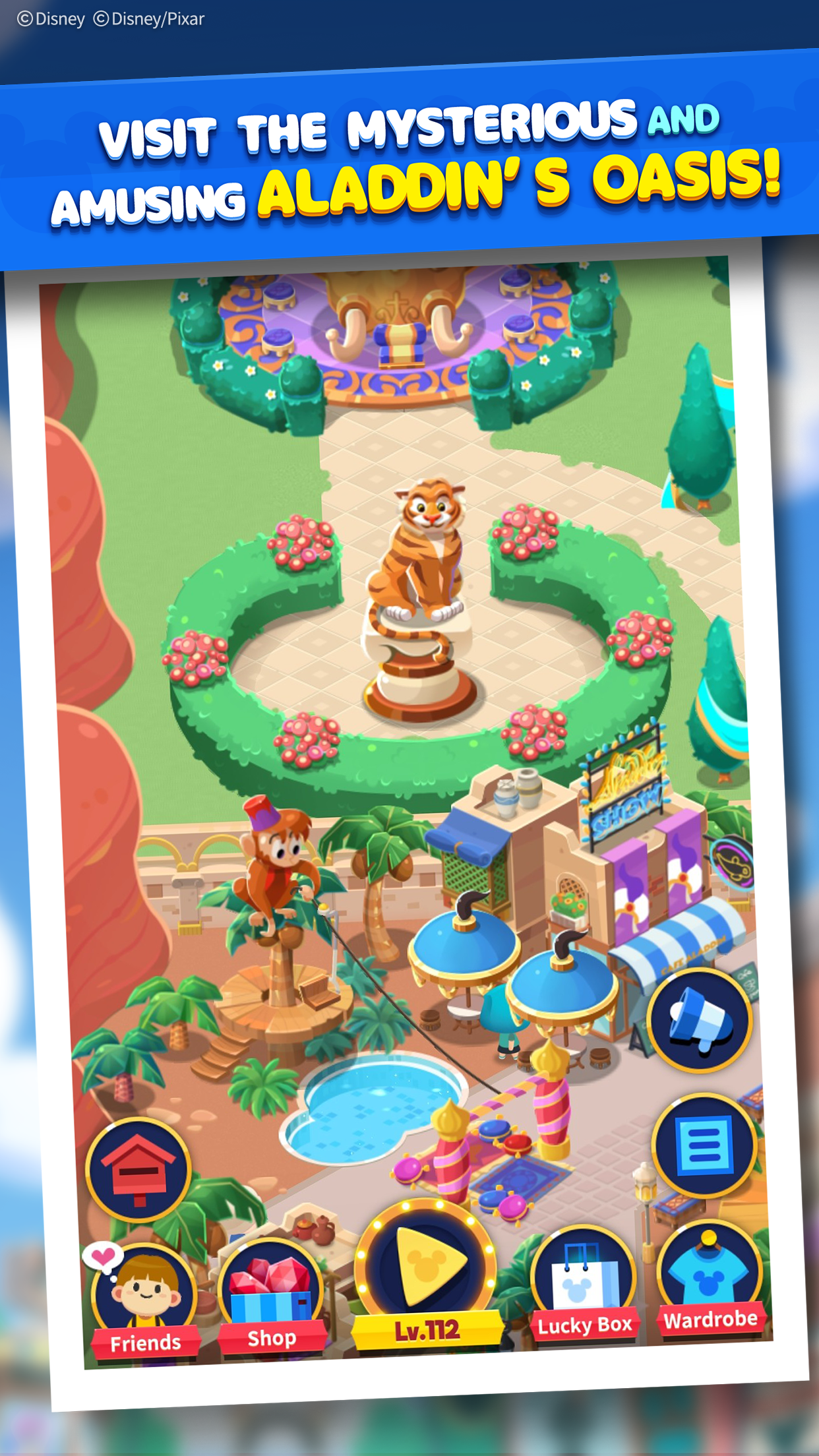 Disney POP TOWN 게임 스크린샷