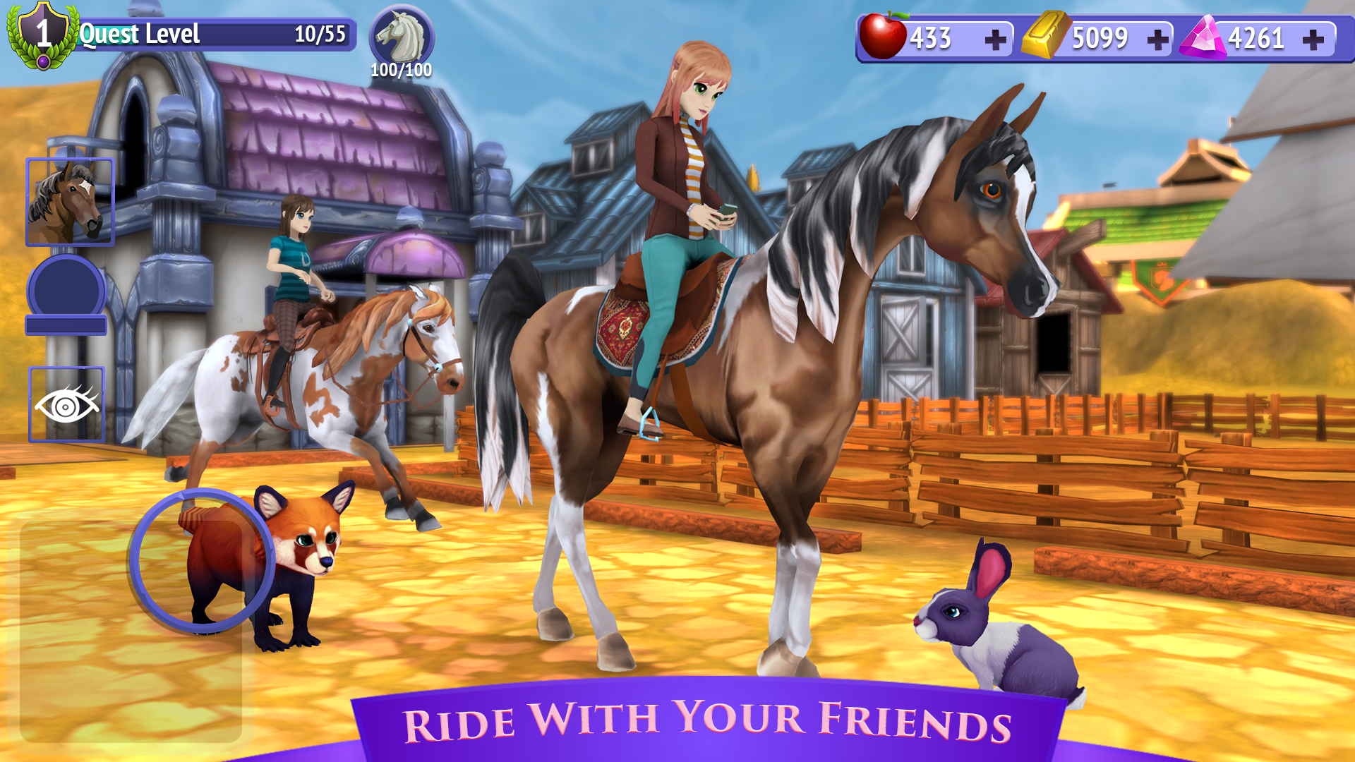 Horse Riding Tales - Wild Pony Game Screenshot