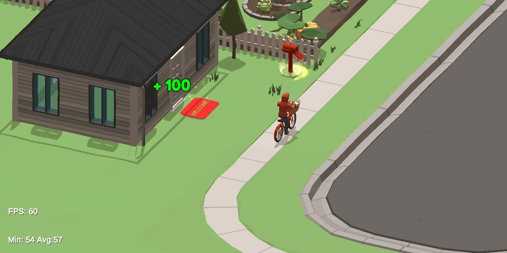 Screenshot 1 of Paper Delivery Bike 0.1