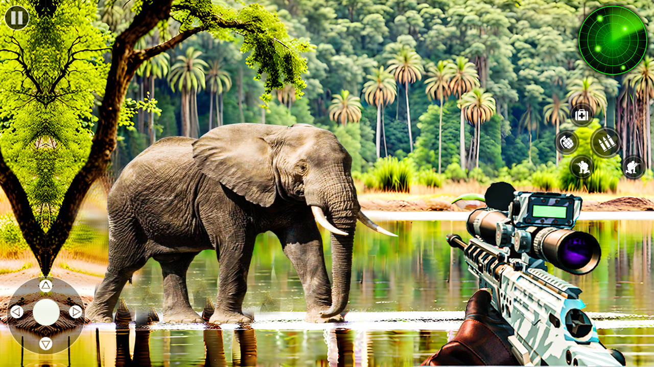 Wild Animal Shooting Games 3D Game Screenshot