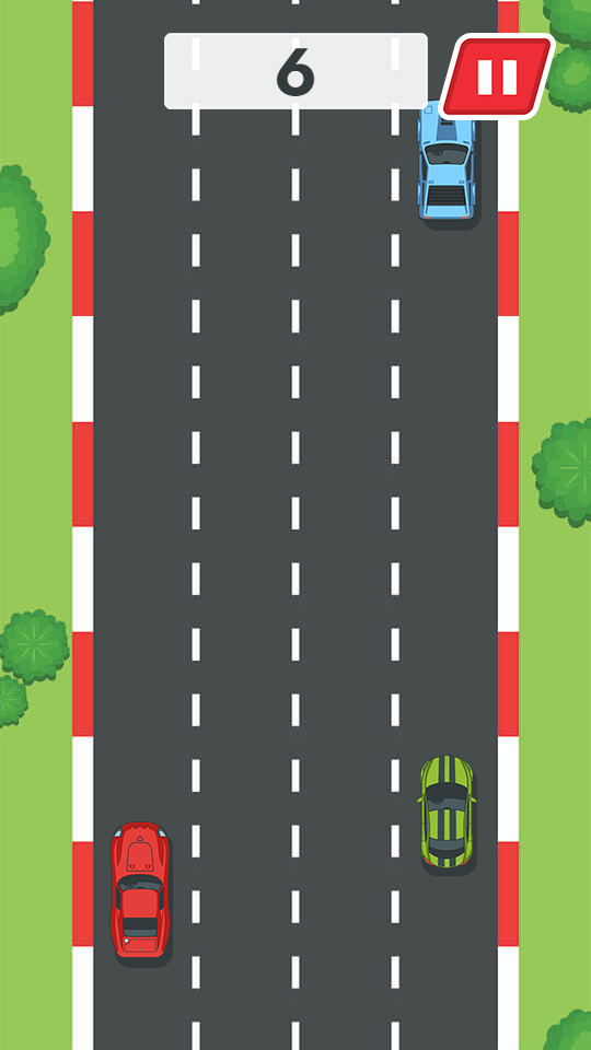 Fast Lane Racing Game Screenshot