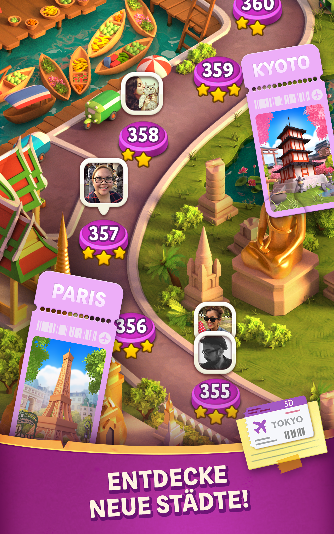 Cuplikan Layar Game Diamond Diaries Saga